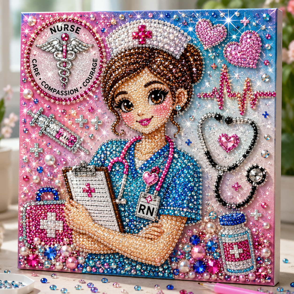 🖼️Career Dreams DIY Pearl Bead Art Kit for Kids