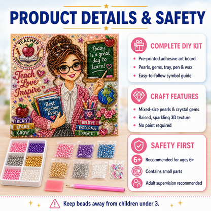 🖼️Career Dreams DIY Pearl Bead Art Kit for Kids