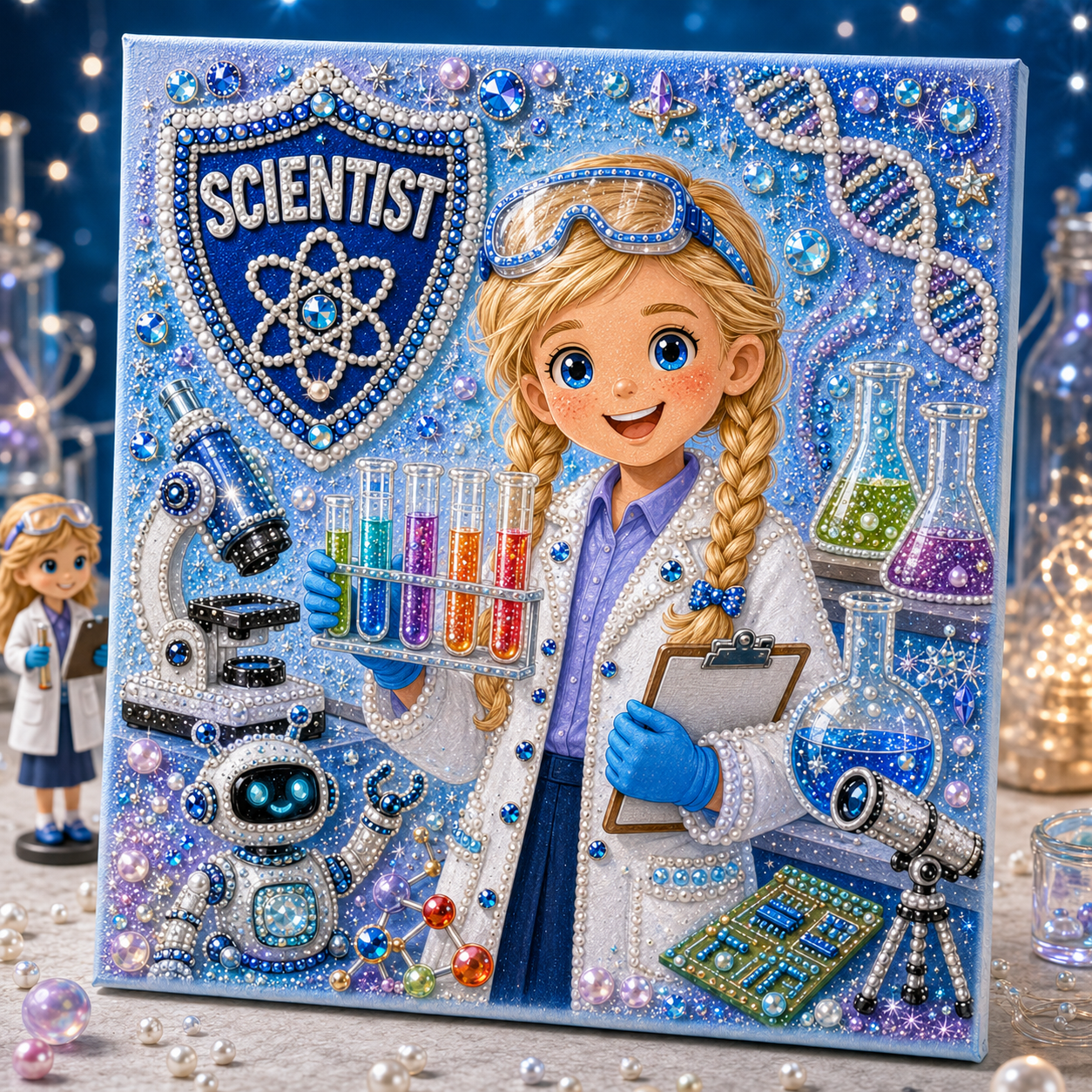 🖼️Career Dreams DIY Pearl Bead Art Kit for Kids