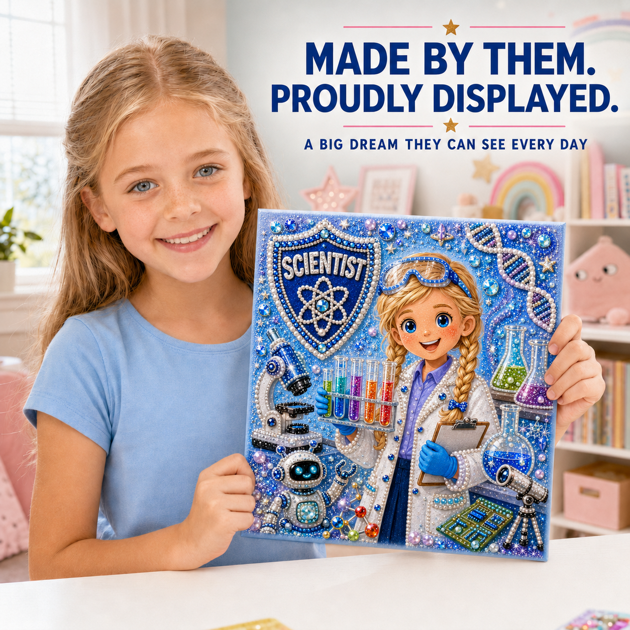 🖼️Career Dreams DIY Pearl Bead Art Kit for Kids
