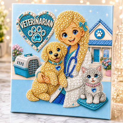 🖼️Career Dreams DIY Pearl Bead Art Kit for Kids