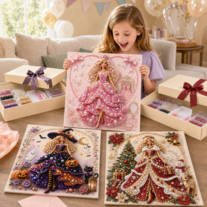 Last Day 49% OFF - Fashion Doll Pearl Art DIY Kit