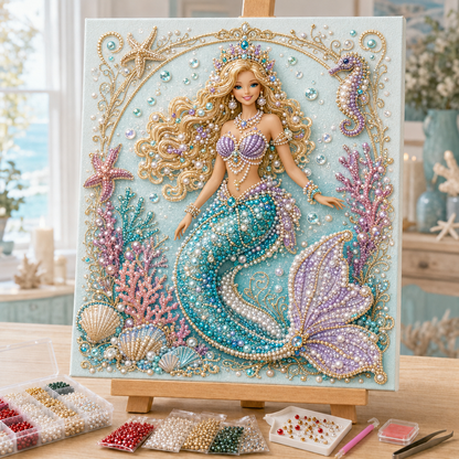 Last Day 49% OFF - Fashion Doll Pearl Art DIY Kit