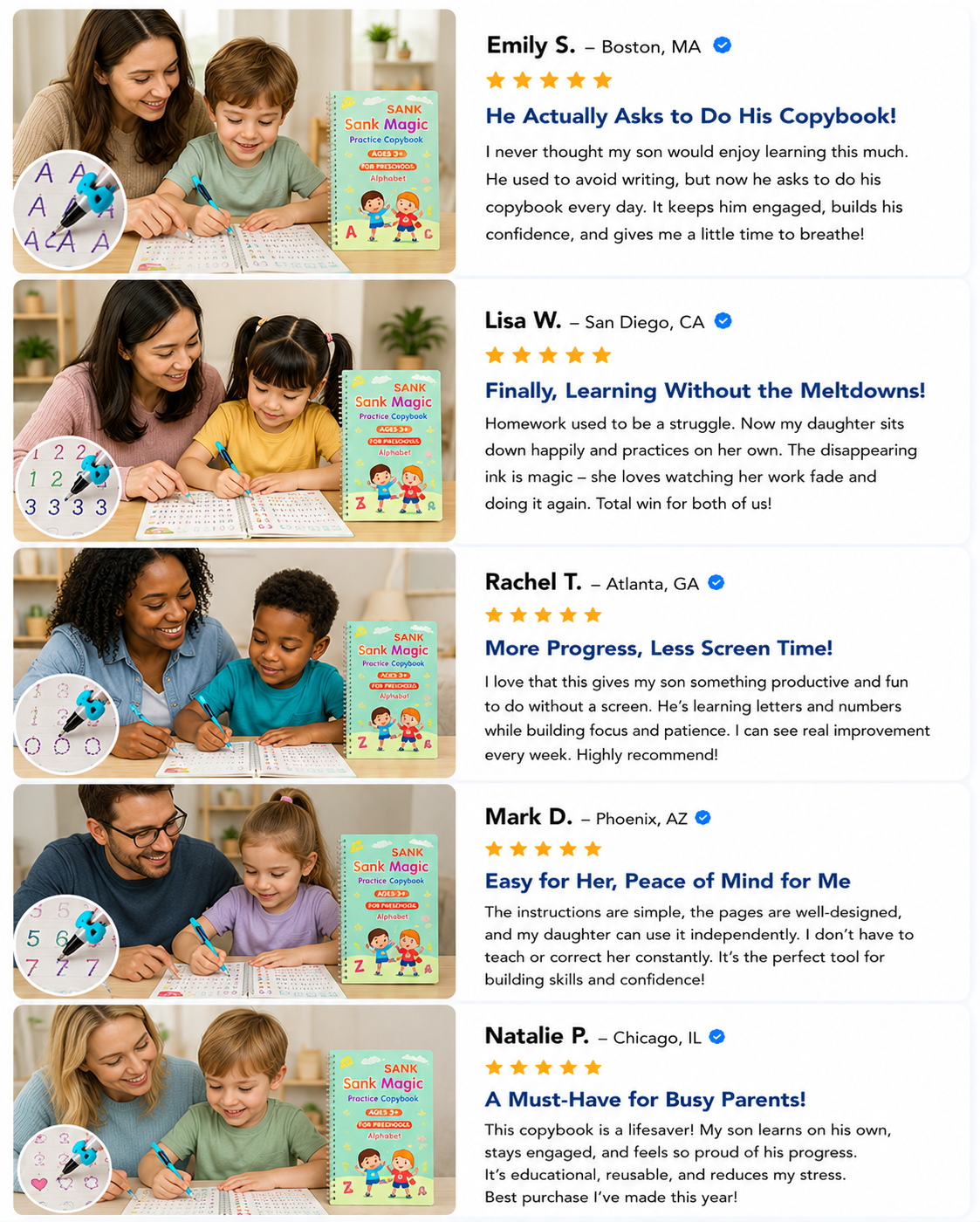 💥LAST DAY SALE 50%OFF💥📚 Kids Practice Copybook Set (4Pcs/Set)