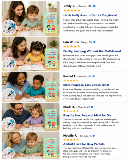 💥LAST DAY SALE 50%OFF💥📚 Kids Practice Copybook Set (4Pcs/Set)