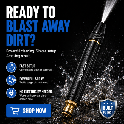 🎉 Buy One, Get One Free! 🎁 High-Pressure Car Wash Spray Gun — An Essential Tool for Watering Flowers & Vegetables and Cleaning Your Beloved Car! 👍