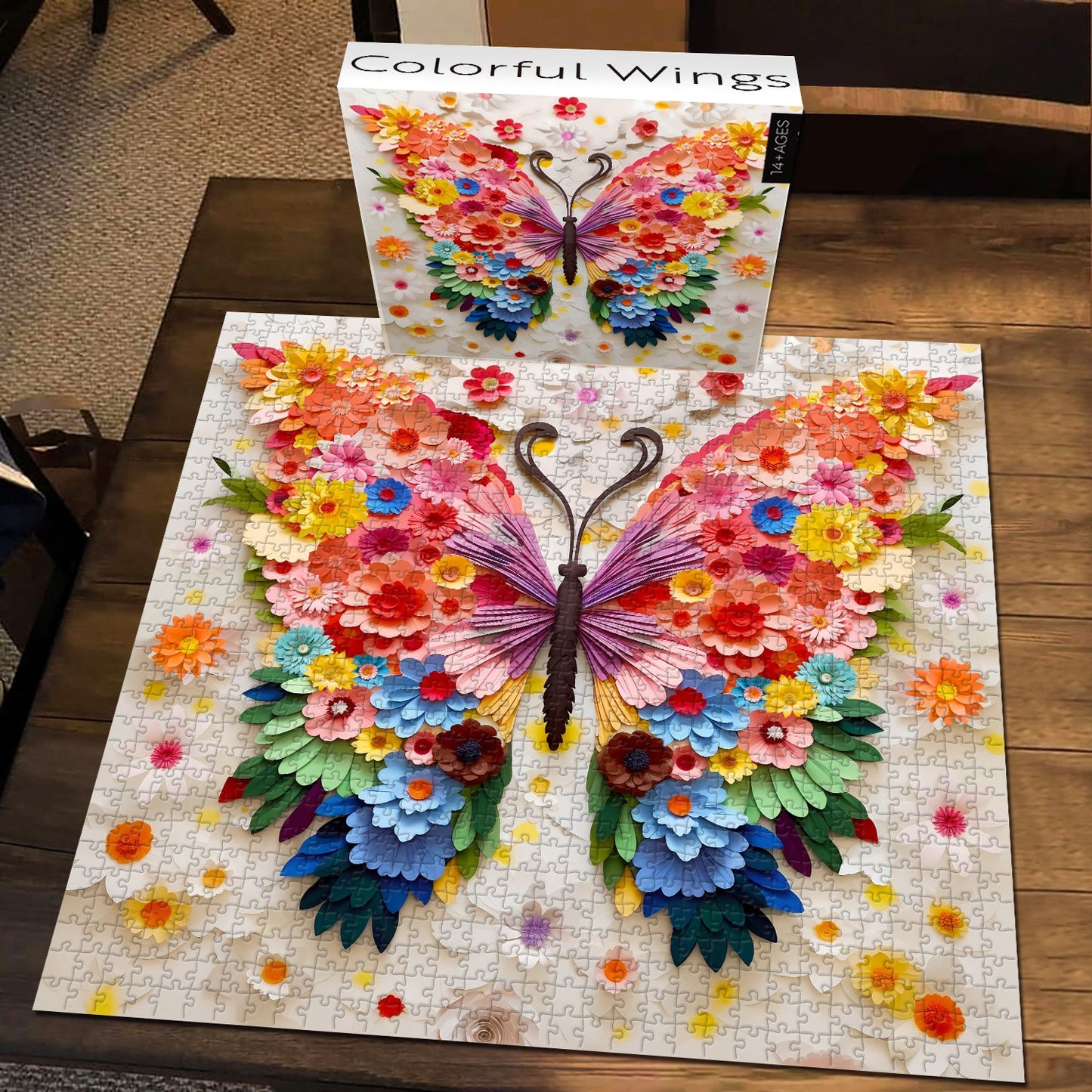 Exquisite Paper Art: Create, Relax, and Unwind with a Colorful Animal Puzzle 🧩✨🌿