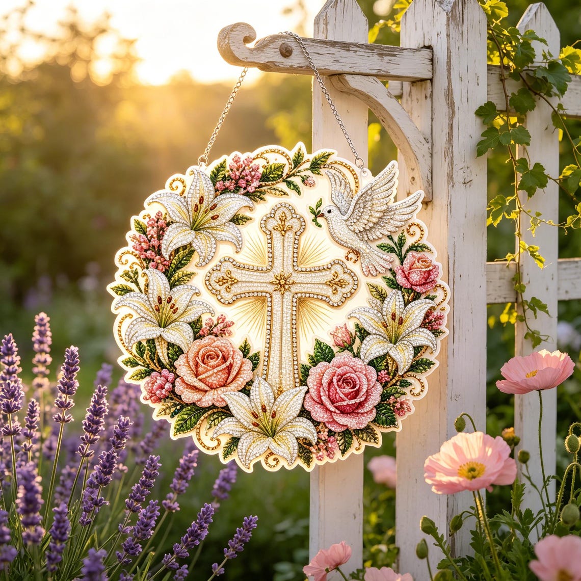 🙏✝️Christian Diamond Art Hanging Ornament Kit