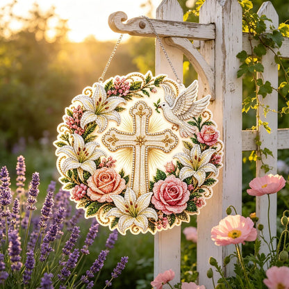 🙏✝️Christian Diamond Art Hanging Ornament Kit