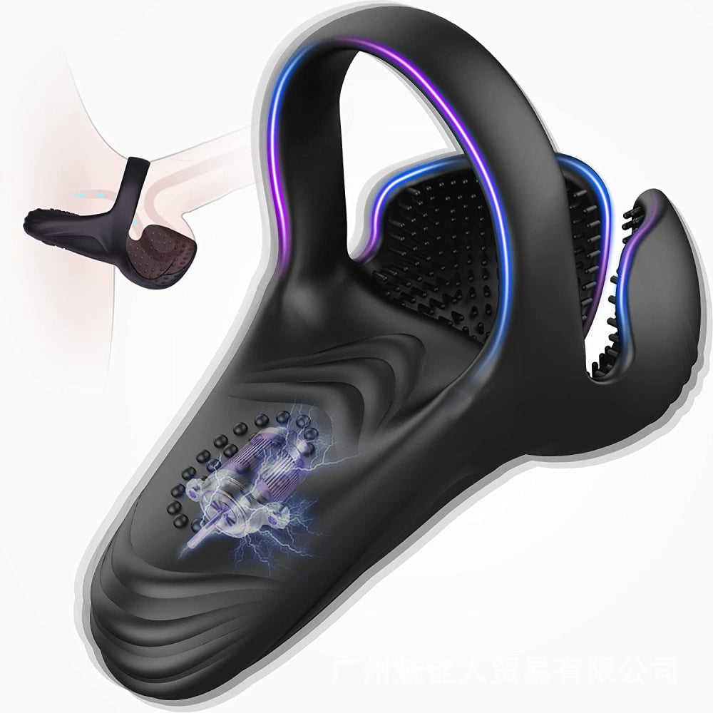 💥New on sale 2026 💞 Vibrating Electric Male Masturbation Lock Ring (Charging)