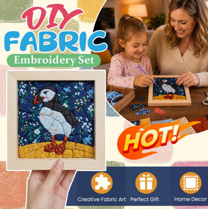 Fabric Embroidery Set