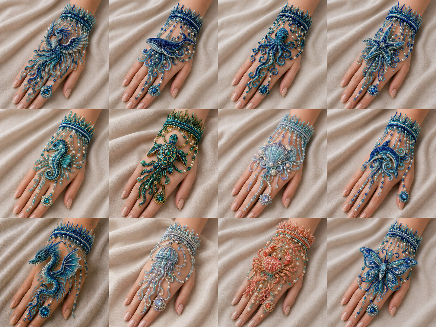 🔥Last Day BUY 3 GET 1 FREE🌊 DIY Ocean Beaded Bracelet Kit – Create Your Own Sea-Inspired Jewelry ✨