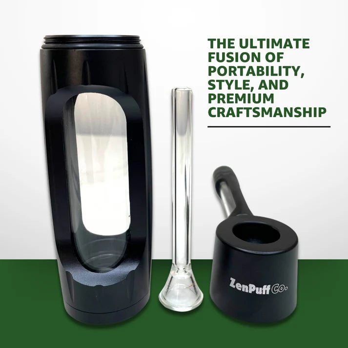 Portable Aluminum Alloy Glass Pipe