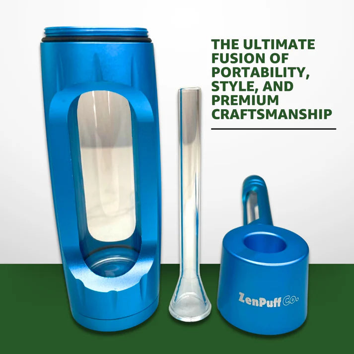 Portable Aluminum Alloy Glass Pipe