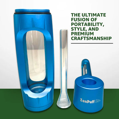 Portable Aluminum Alloy Glass Pipe