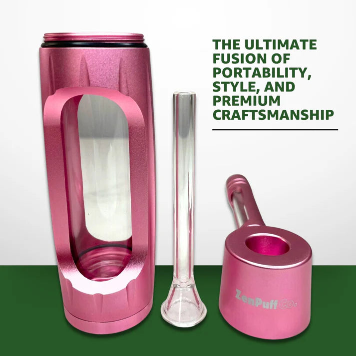 Portable Aluminum Alloy Glass Pipe