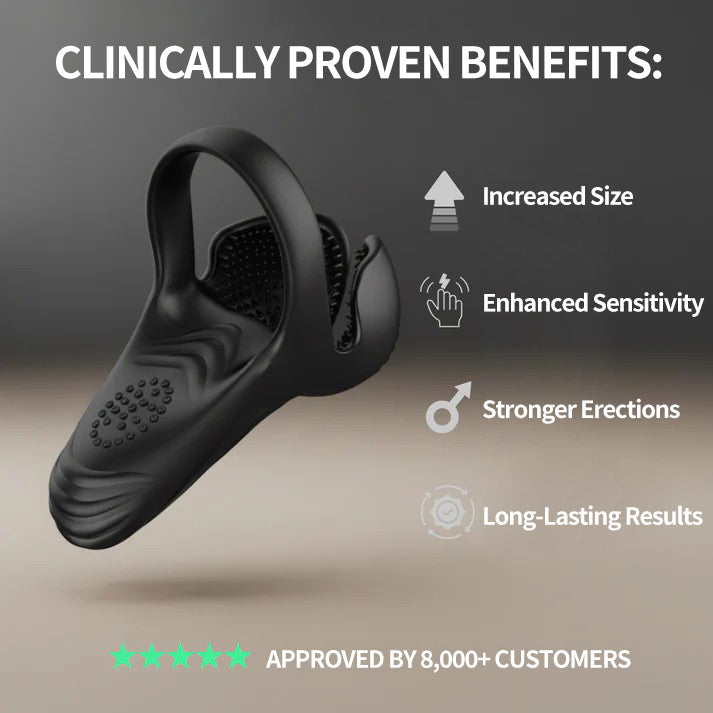 💥New on sale 2026 💞 Vibrating Electric Male Masturbation Lock Ring (Charging)