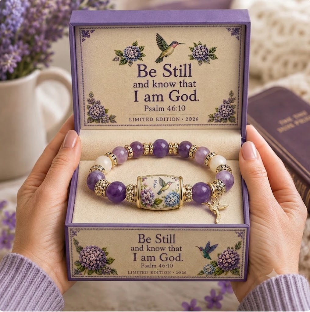 💜Hummingbird Garden Faith Bracelet 🌸 | 2026 Limited Edition Bracelet