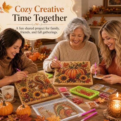 🔥 Last Day 49% OFF - 🍂💎 Autumn Pearl Painting Kit – Relaxing DIY Craft to Create Sparkling Fall Artwork 🖌️
