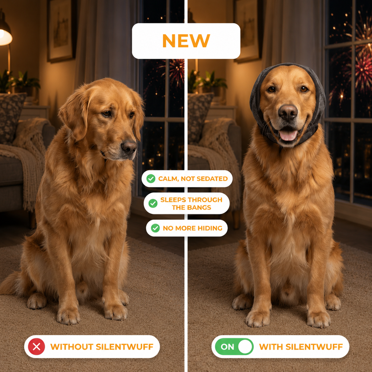 LBMLBM™ Dog Ear Muffs - Help Your Dog Feel Safe During Loud, Stressful Moments