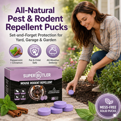 All-Natural Peppermint & Cinnamon Pest & Rodent Repellent Pucks
