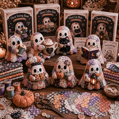 🔥49% Off Last Day - 👻Little Ghost’s Cozy Halloween DIY Patchwork Kit
