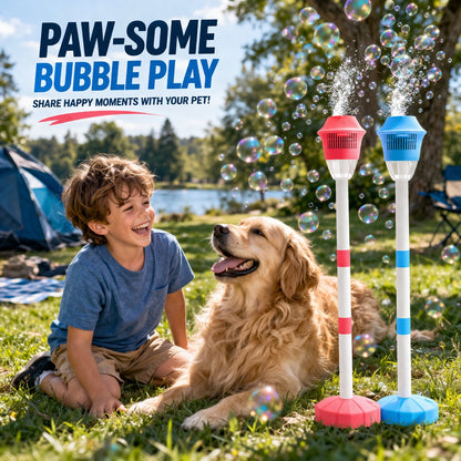 🫧Adjustable Standing Bubble Machine – Fun for Kids, Perfect for Parties & Outdoor Atmosphere Lighting 🎉