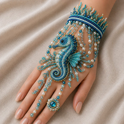 🔥Last Day BUY 3 GET 1 FREE🌊 DIY Ocean Beaded Bracelet Kit – Create Your Own Sea-Inspired Jewelry ✨