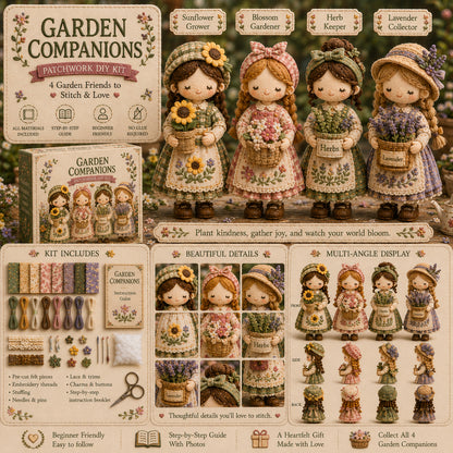 🎁Last Day Buy 2 Save 10%🧵 Tiny Worlds Collection – Patchwork DIY Kit Series
