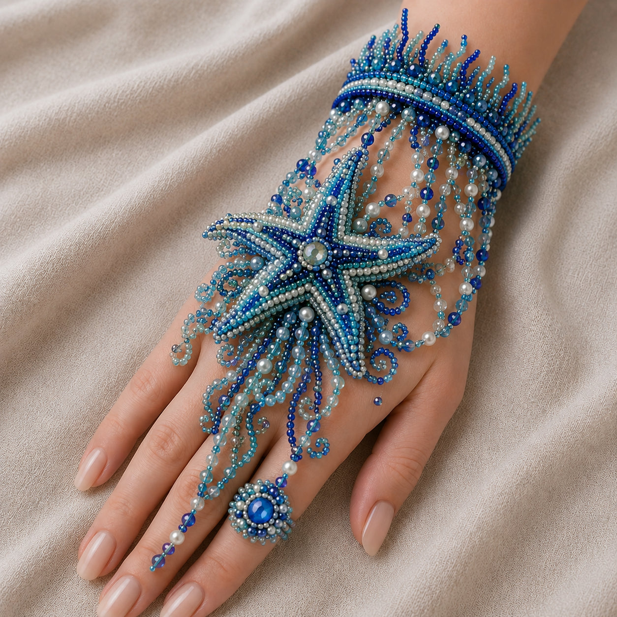 🔥Last Day BUY 3 GET 1 FREE🌊 DIY Ocean Beaded Bracelet Kit – Create Your Own Sea-Inspired Jewelry ✨