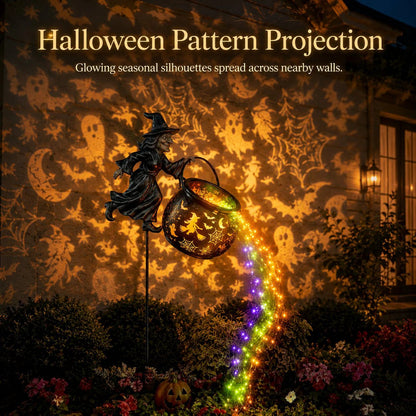 🔥Limited-time offer: 40% off 🔥Halloween Witch Cauldron Garden Lights