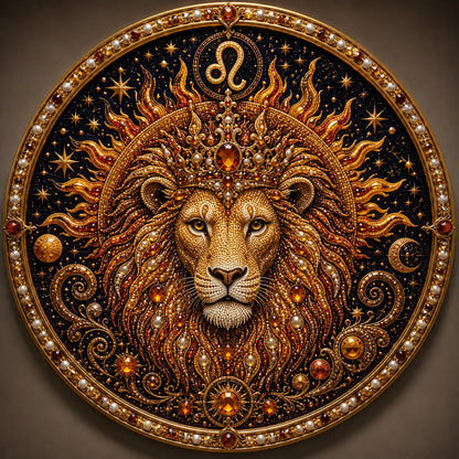 🔥 LAST DAY 49% OFF – ✨ Premium 3D Pearl 12 Zodiac Signs Art Kit | Luxury Flocked Canvas with Scratch-Resistant Non-Fading Pearl Beads DIY Handmade Astrology Decor ♈🌙💎