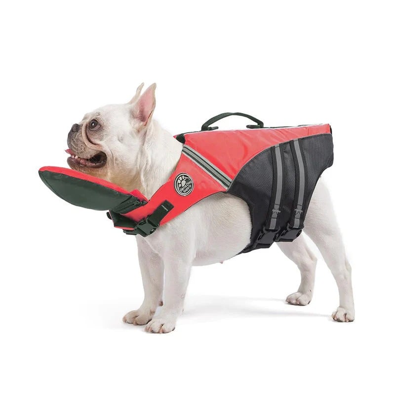 Safety Dog Life Vest with Detachable Chin Support
