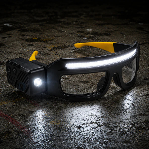 📢📢50   % OFF !!✨Rechargeable LED Glasses Headlamp