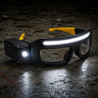 📢📢50   % OFF !!✨Rechargeable LED Glasses Headlamp