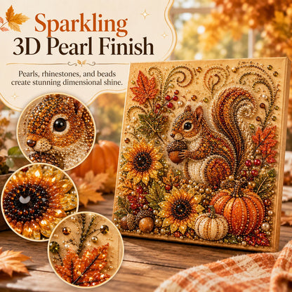 🔥 Last Day 49% OFF - 🍂💎 Autumn Pearl Painting Kit – Relaxing DIY Craft to Create Sparkling Fall Artwork 🖌️