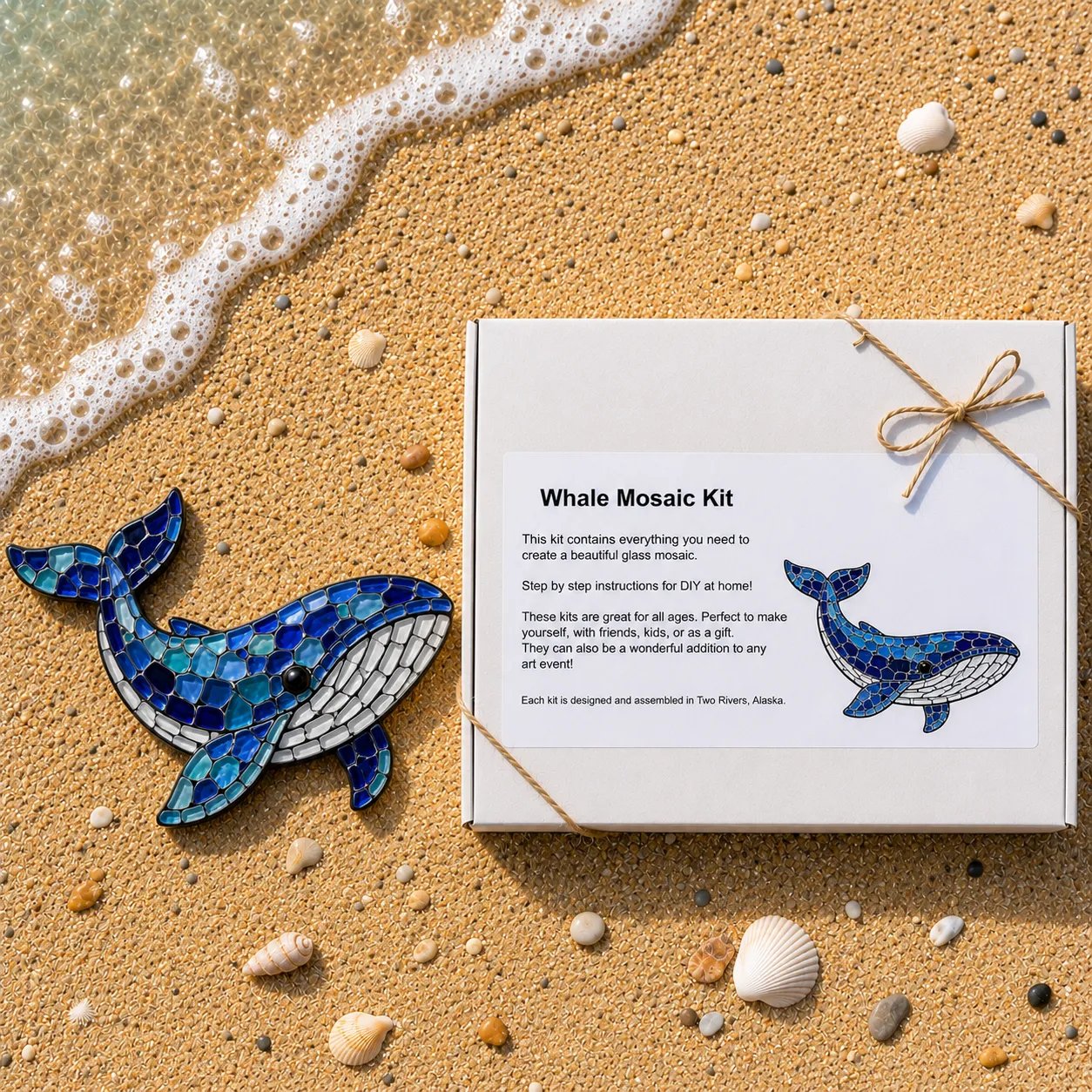 🔥 LAST DAY 59% OFF – 🌊 Octopus Mosaic Kit | Beginner-Friendly DIY Glass Craft with Step-by-Step Instructions