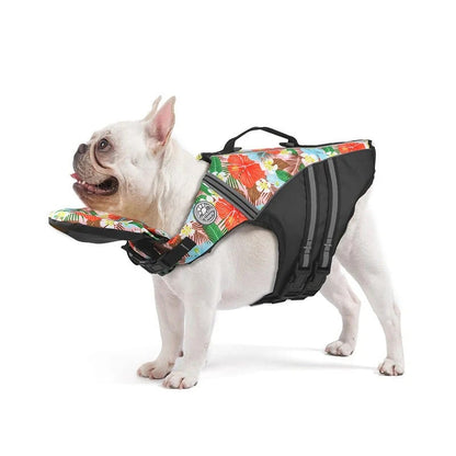 Safety Dog Life Vest with Detachable Chin Support