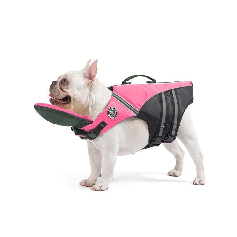 Safety Dog Life Vest with Detachable Chin Support