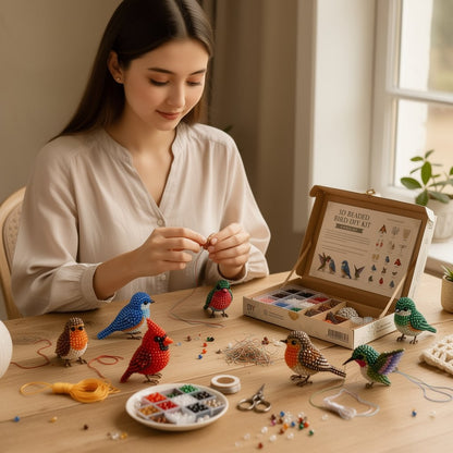 🔥Last Day 49% OFF - 🧵✨Tiny 3D Beaded Animal DIY Kit
