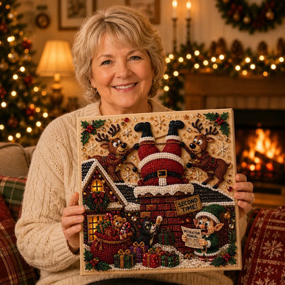 🎄 LAST DAY 49% OFF🧘 Relaxing & Beginner-Friendly🎄 Premium 3D Pearl Christmas Art Kit – ✨Relaxing DIY Craft to Create Stunning Christmas Artwork
