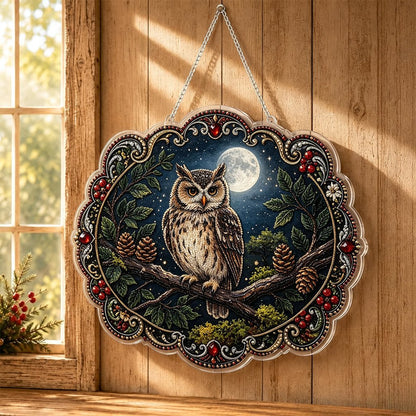 ✨Beginner-Friendly-🐦Cardinals & Sunrise Diamond Art Hanging Ornament Kit