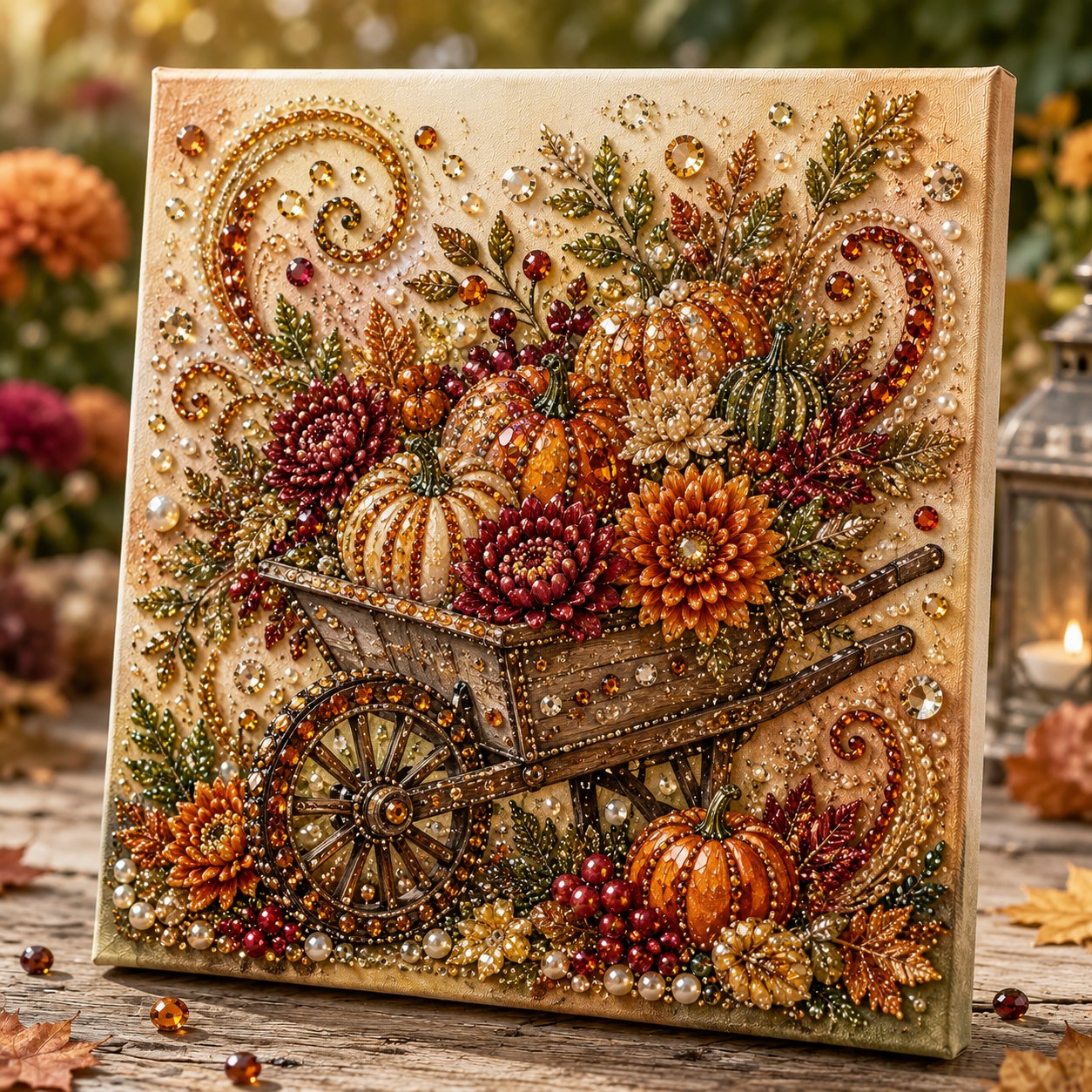 🔥 Last Day 49% OFF - 🍂💎 Autumn Pearl Painting Kit – Relaxing DIY Craft to Create Sparkling Fall Artwork 🖌️