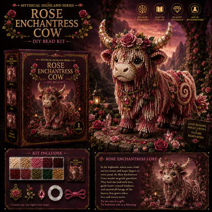 🔥Last Day BUY 3 GET 1 FREE🐮 Mythical Highland DIY Bead Kit Collection