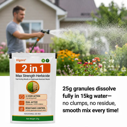 🔥Advanced 2-in-1 Pro+ Herbicide | Upgraded Formula for 6-Hour Rapid Kill, Root Eradication & Destroys Glyphosate-Resistant Weeds