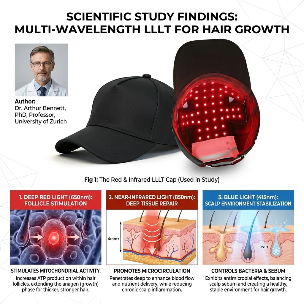 🔥 Power Red Light Therapy Cap🔥 | Reverse Thinning Hair Completely Infrared Hair Growth Cap