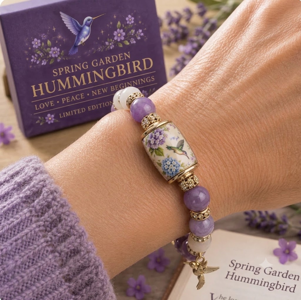 💜Hummingbird Garden Faith Bracelet 🌸 | 2026 Limited Edition Bracelet