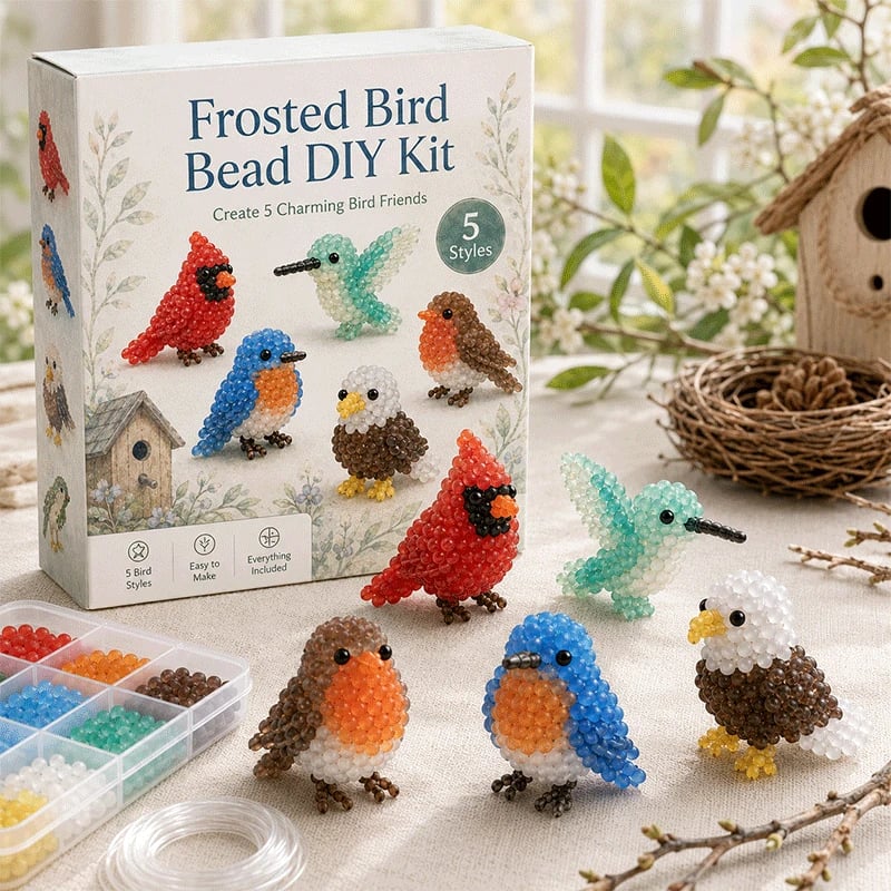 🔥LAST DAY 50% OFF - 🐳 Frosted Sea Glass-Style Beading DIY Kit✨