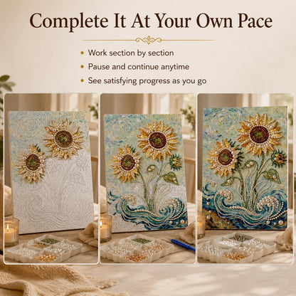 DIY Self-Adhesive Pearl Canvas Art for Elegant Wall Decor