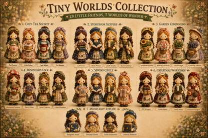 🎁Last Day Buy 2 Save 10%🧵 Tiny Worlds Collection – Patchwork DIY Kit Series